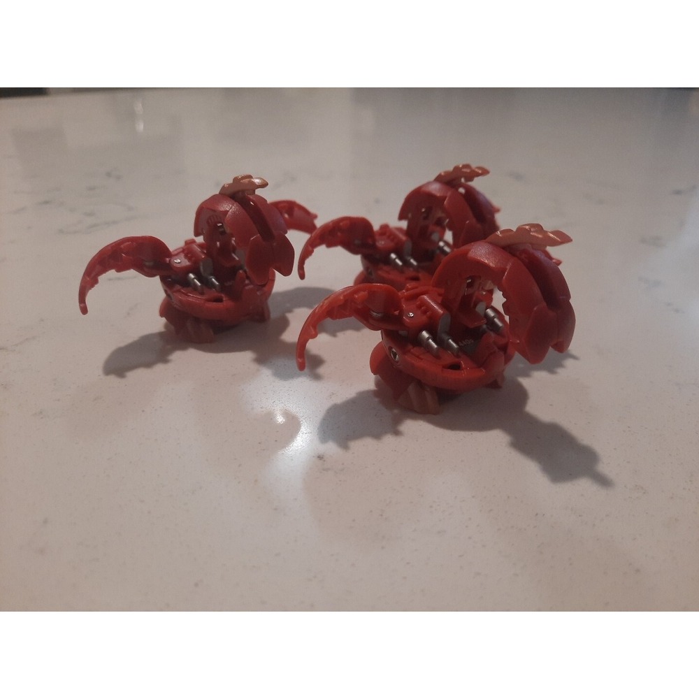 3 Bakugan Battle Brawlers Pyrus Naga: Two 660G And One 440G
